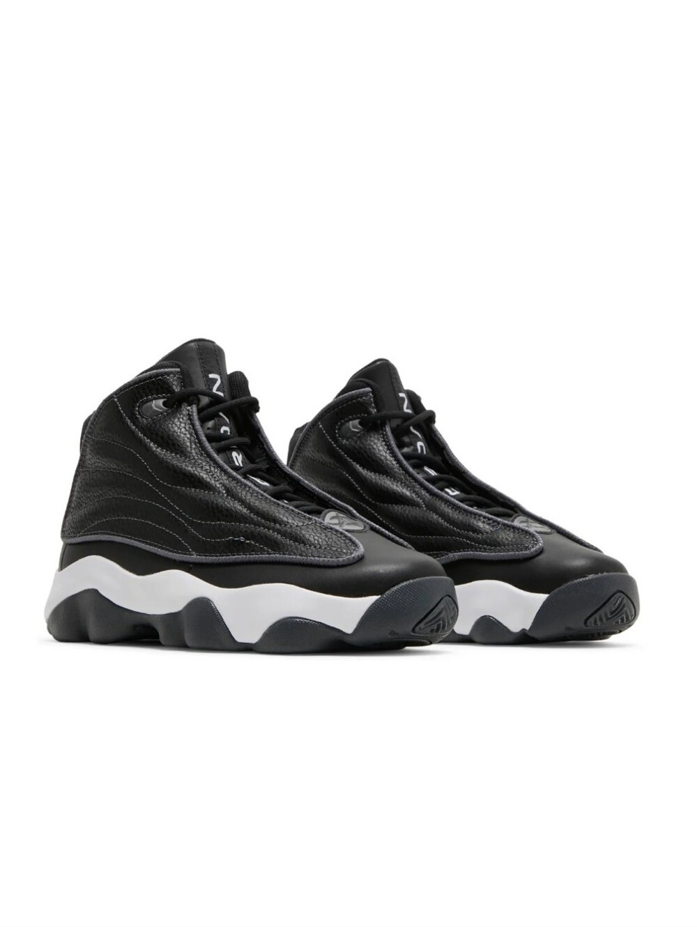 Jordan Pro Strong (GS) Black and White Sneaker Box Label